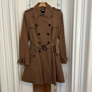 Gorgeous Ted Baker A-Line Trench Coat with Floral Lining!